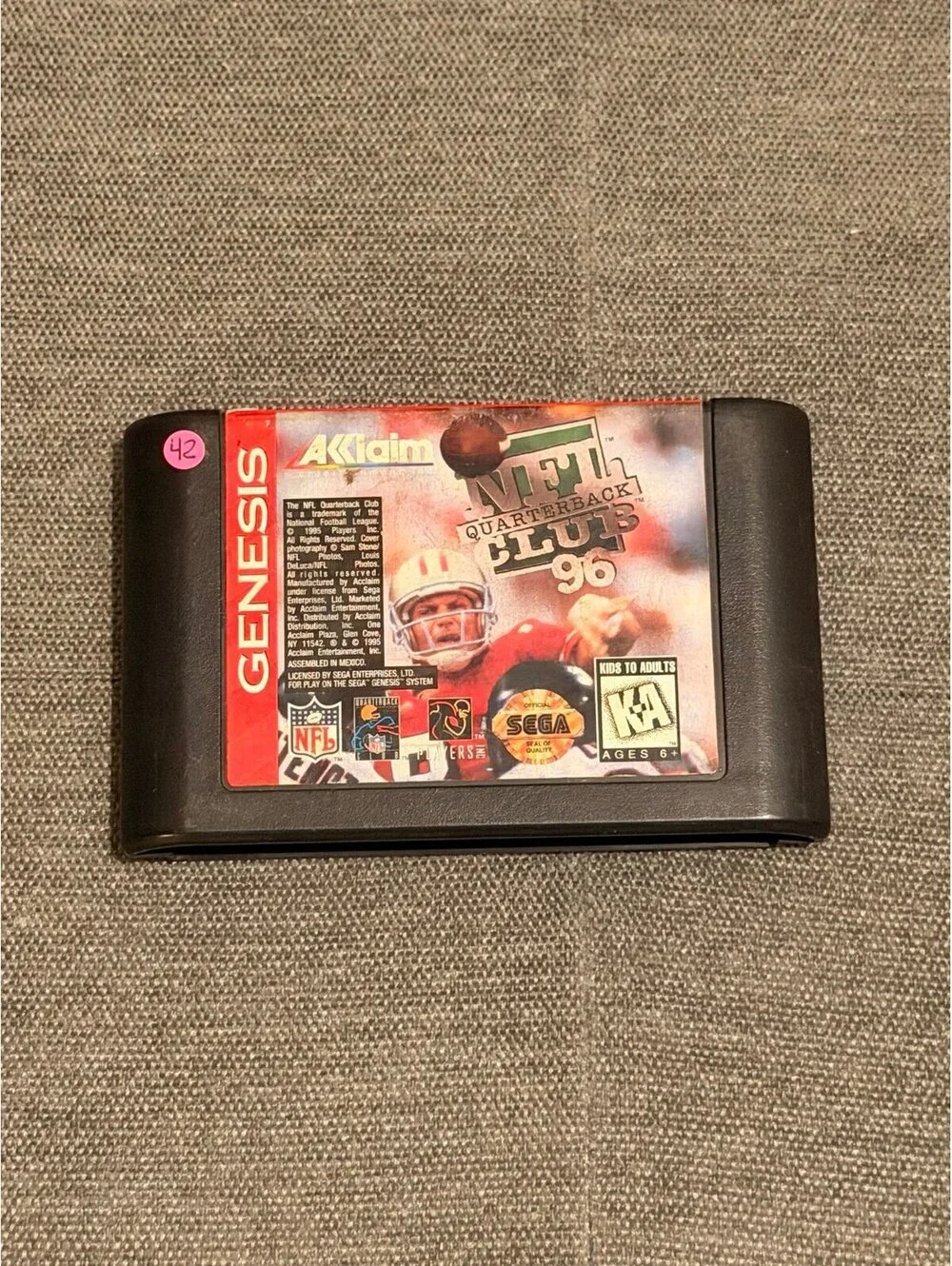 NFL Quarterback Club 96 for Sega Genesis